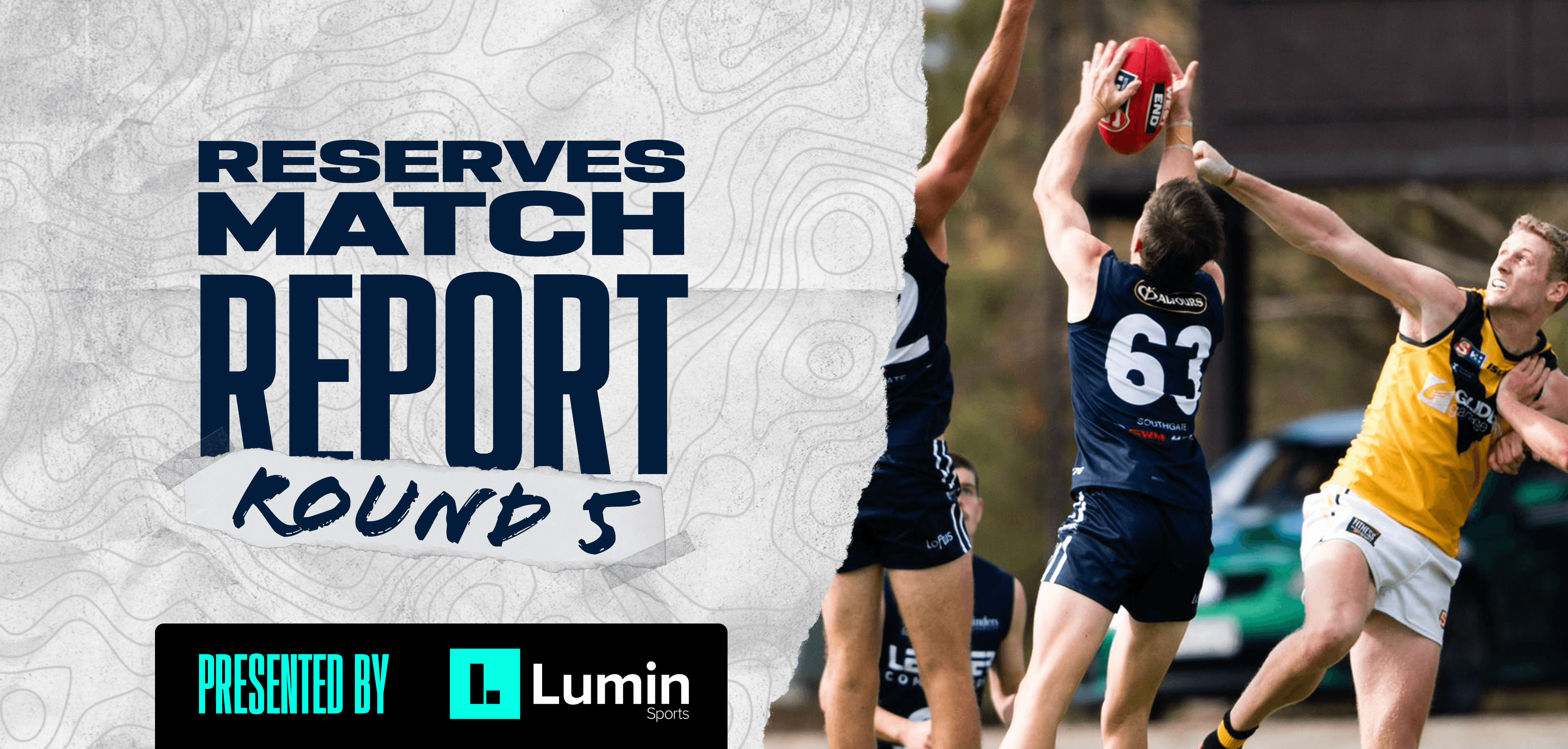 Lumin Sports Match Report: Reserves Round 5 v Glenelg Lumin Sports Match Report: Reserves Round 5 v Glenelg